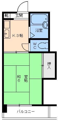 イシダマンションの間取り