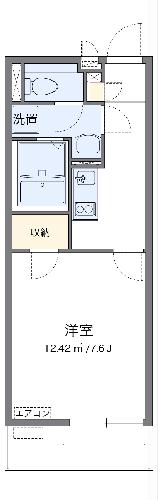 クレイノシャルマン中通の間取り