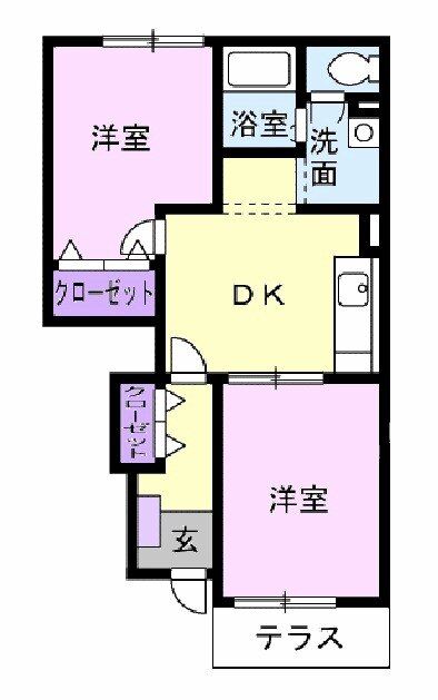 伊都郡かつらぎ町大字佐野のアパートの間取り