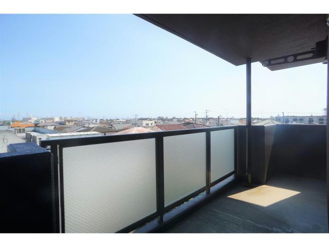 バルコニー　南向きのバルコニー