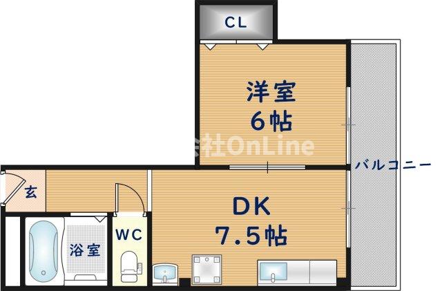 畑中マンションの間取り