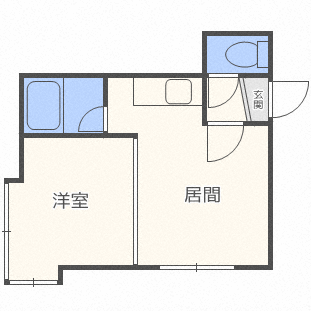 北海道札幌市中央区南十一条西７（アパート）の賃貸物件の間取り