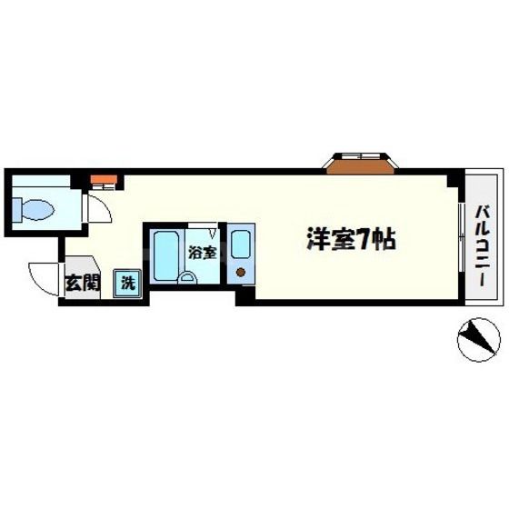 守口市金下町のマンションの間取り