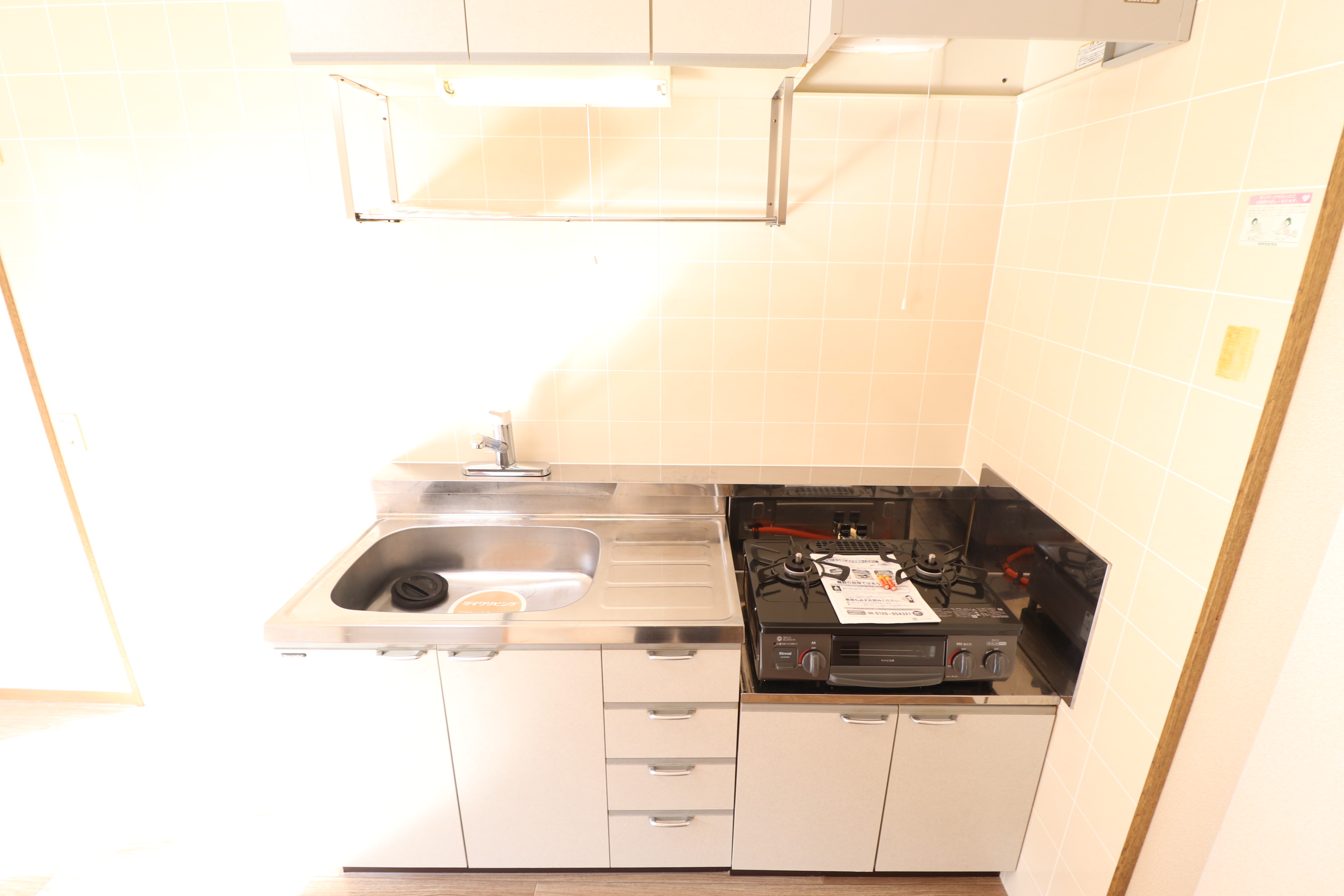 キッチン　2口ガスコンロ♪