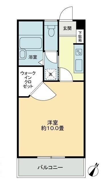 高松市高松町のアパートの間取り