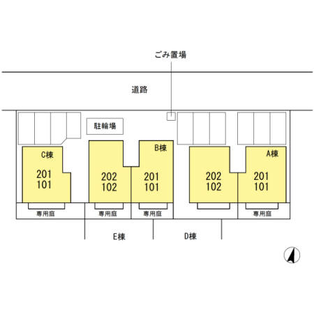 【広島市安佐北区落合南のアパートのその他】