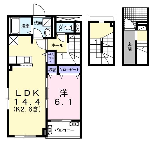 シュトラールの間取り