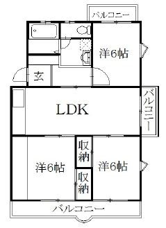 マイシャトー国府台の間取り