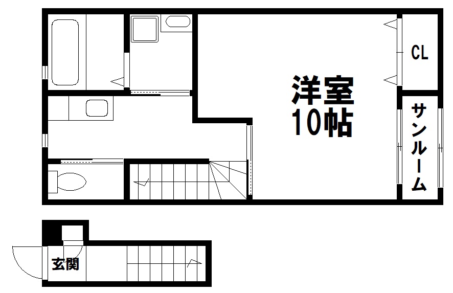 【アルバ　北棟の間取り】