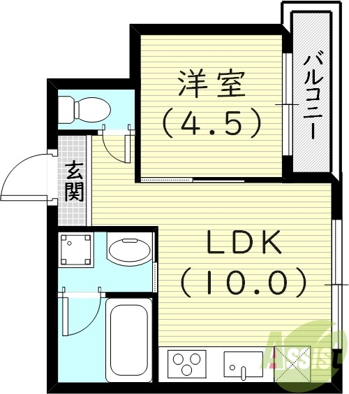 【プリオーレリベルタの間取り】