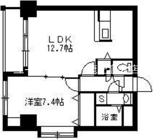 ブルーアイズ中央の間取り