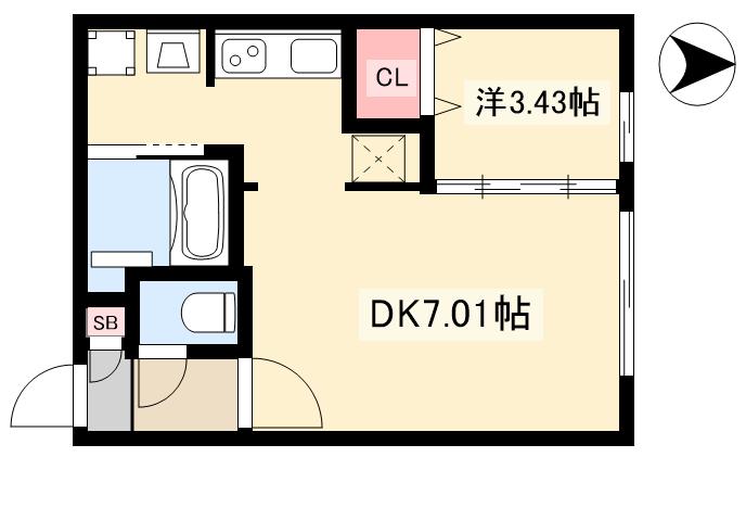 quador 名古屋WESTの間取り