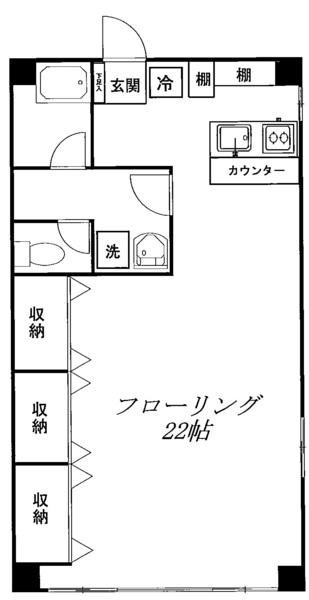 コーポ麹町の間取り