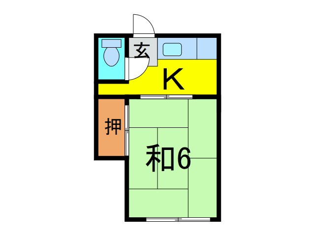 第２中島荘の間取り