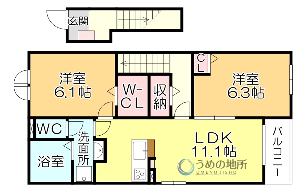 プラムIの間取り