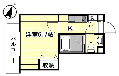 ユナイテッドグロー高田馬場の間取り