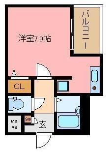 さいたま市中央区大字下落合のマンションの間取り