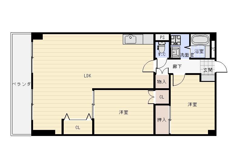 旭町いづみプラザの間取り