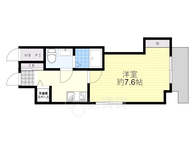 豊中市三国のマンションの間取り