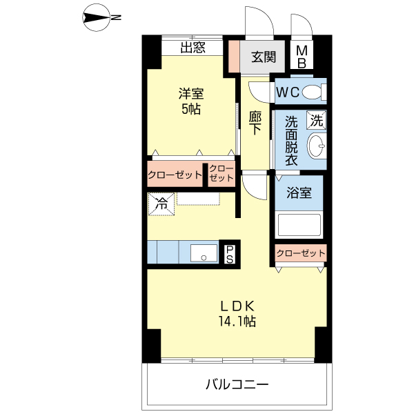 グレイス一葉の間取り