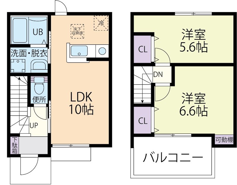 ロゼットの間取り