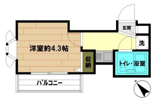 ヴァンハウス横須賀の間取り