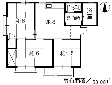 タウニー玉木の間取り