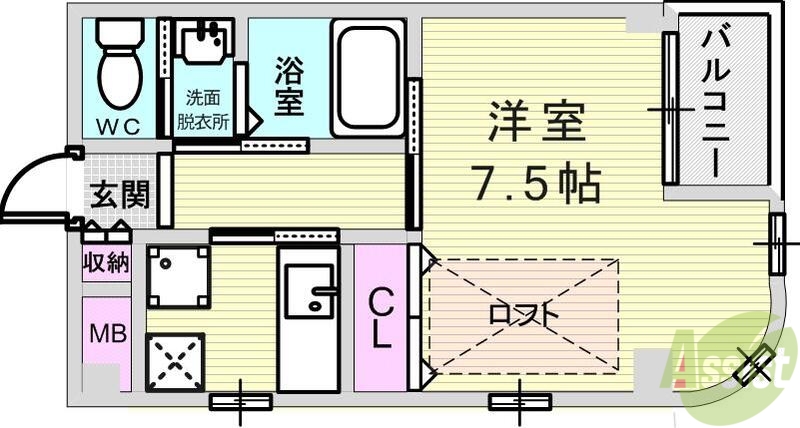 アムール親王塚の間取り