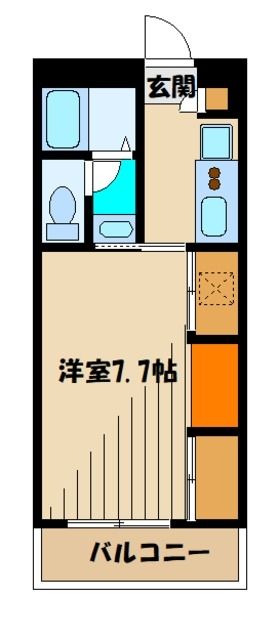 所沢市緑町のアパートの間取り