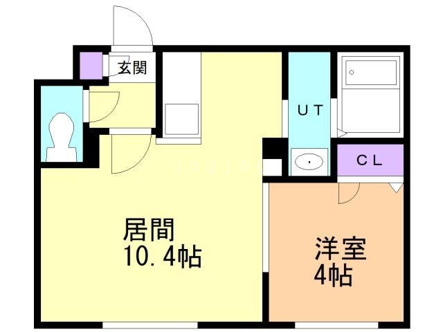 札幌市豊平区豊平三条のマンションの間取り