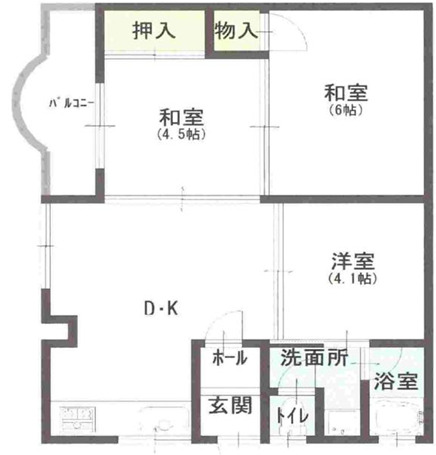 グランビア灘　東棟の間取り