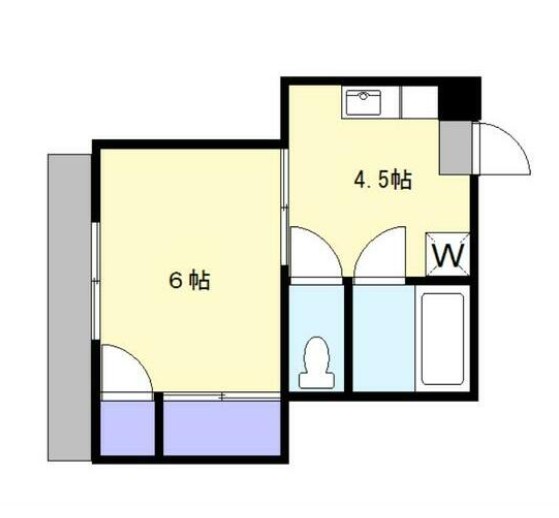 新宿区中落合のマンションの間取り