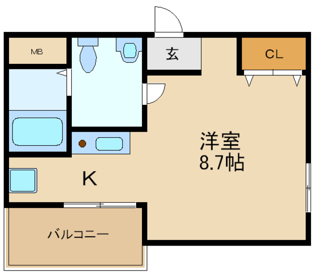 エスペランサ伊丹の間取り