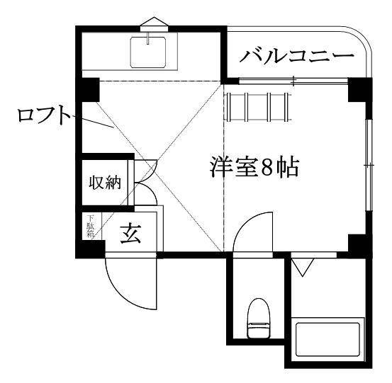 メゾン中一万の間取り