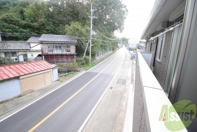 【神戸市北区有野町有野のアパートの眺望】