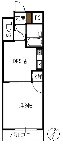 Ｃ＆Ｃ三宅の間取り