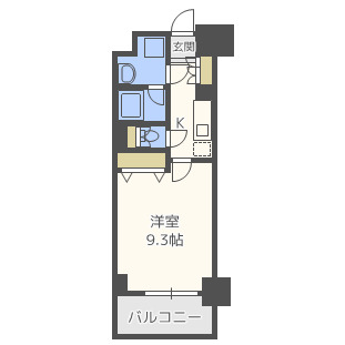 大阪市中央区安堂寺町のマンションの間取り