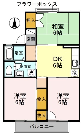 セジュール東落合の間取り