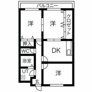 御殿場市中山のマンションの間取り