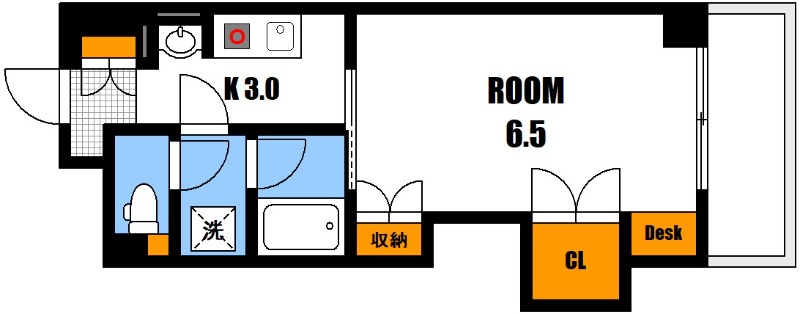 広島市安佐南区祇園のマンションの間取り