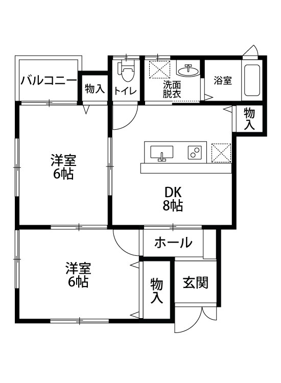 コーポアザレア田町の間取り