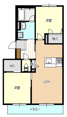 【広島市安佐南区長束のマンションの間取り】