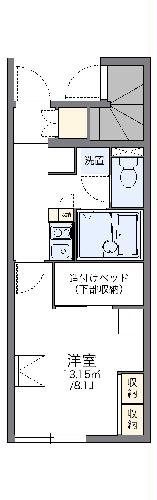 レオパレスファイナルイーリスの間取り