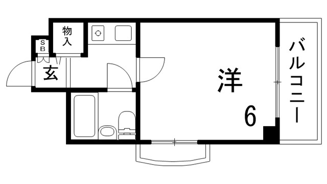 ダイアパレス王子公園の間取り