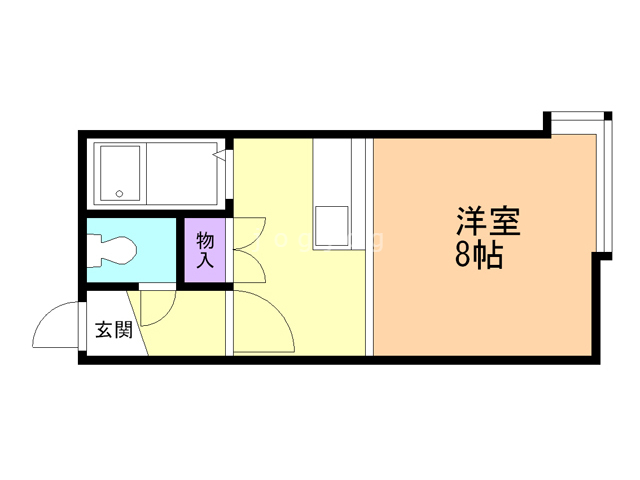 ソレイユ月寒の間取り