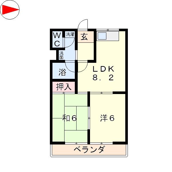 ヌーベルパーク城南の間取り