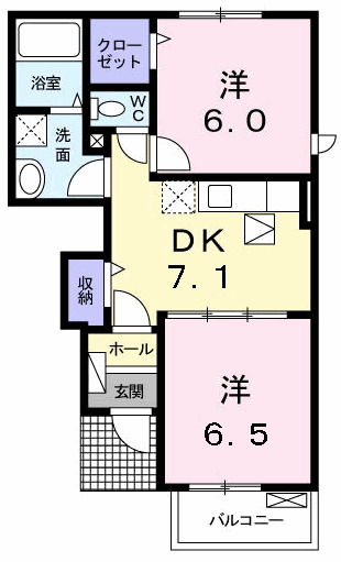 セゾン　ジェルメ　IIIの間取り