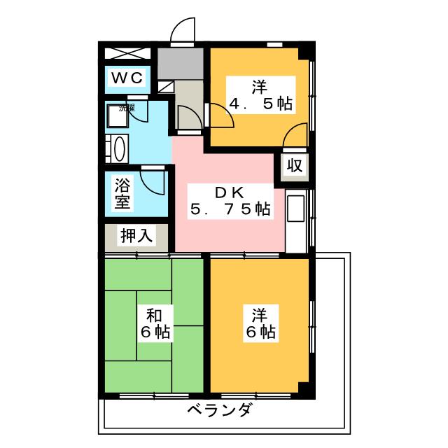 小野藤マンションの間取り