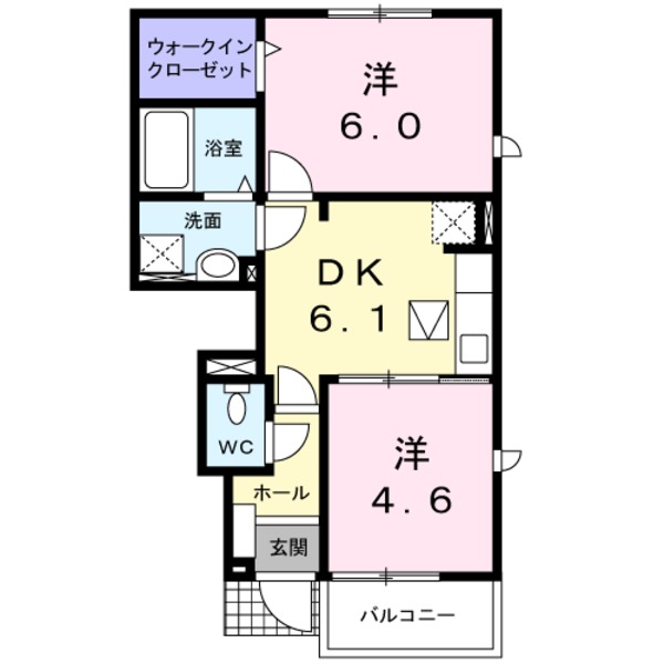 グラン　ブローテ・１Ｂの間取り