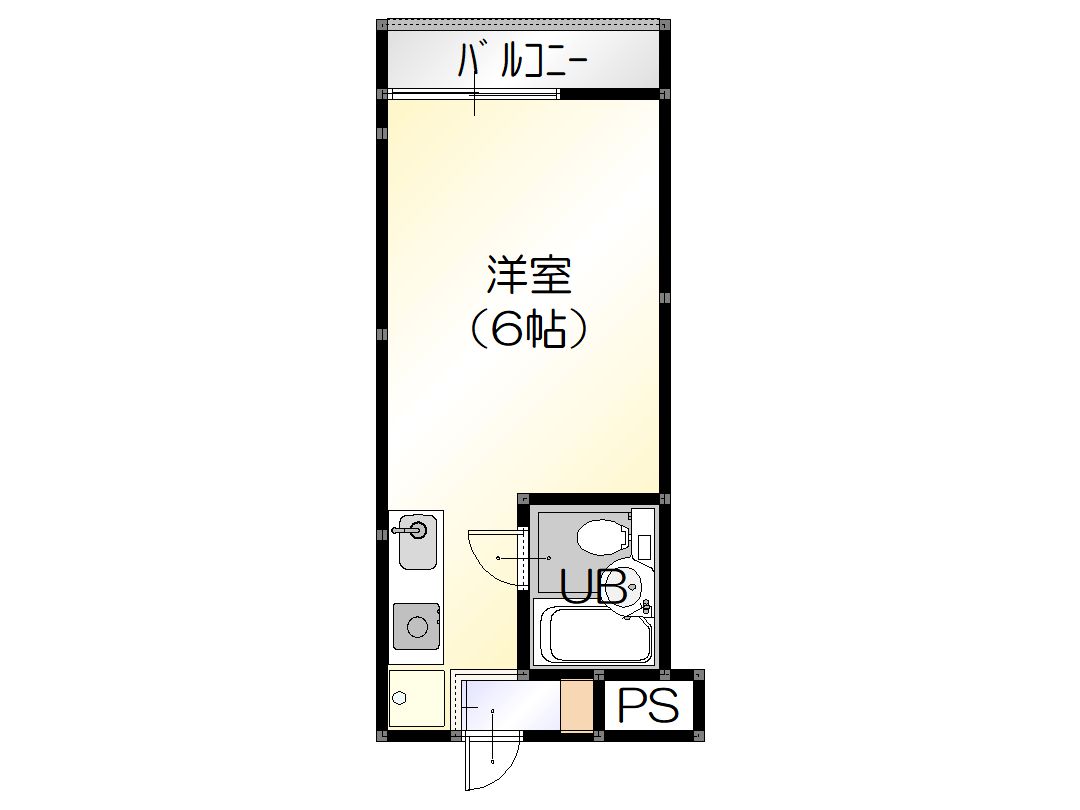 メゾンドレスポワール彦三の間取り